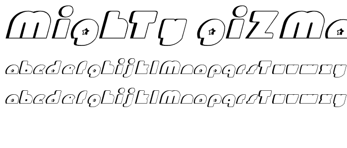 Mighty Gizmo font